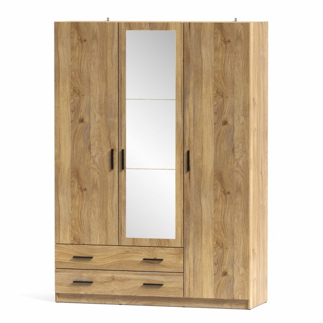 Rejliv 3 Kleiderschrank mit Spiegel