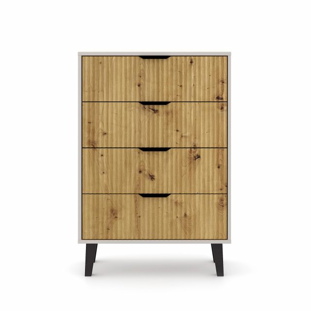 Borg-Duo kom4s Chest of drawers,cashmere/artisan oak