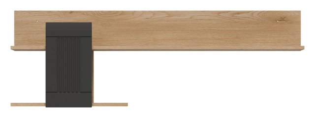 MILTON-ML 10 L/R Hanging shelf,Cremona torro oak/anthracite matt