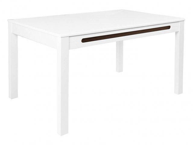 Azteca Trio STO/150-200 Ausziehbarer Esstisch white gloss