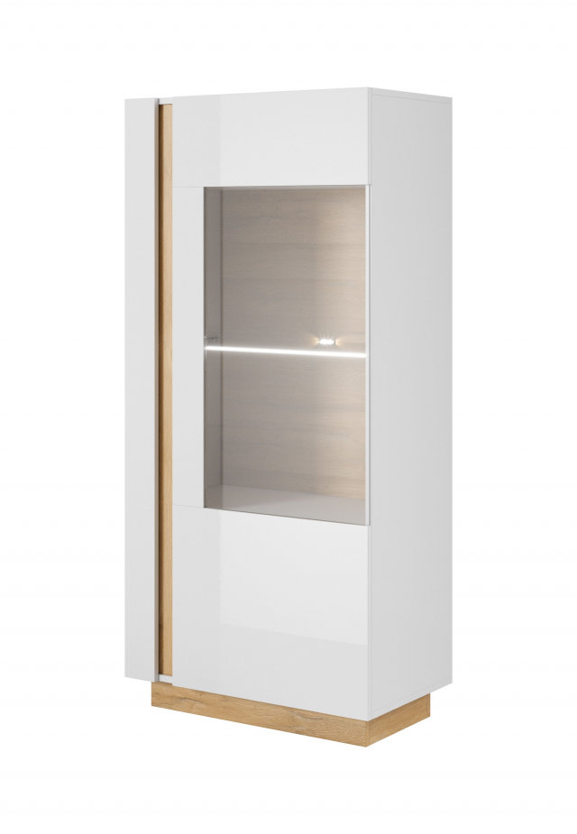 Arco White C Glass-fronted cabinet