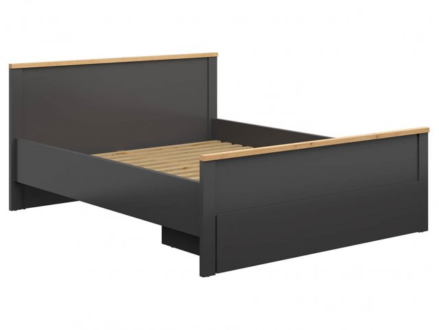 Hesen LOZ1S/160+W160 Bett mit 1 Schublade