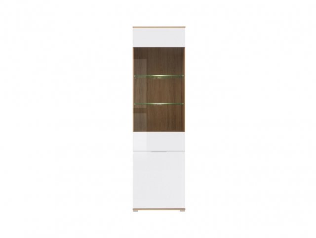 Zele REG1W1D-DWO/BIP Glass-fronted cabinet