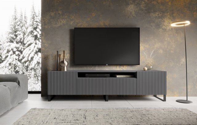 NOES G RTV 200 cm TV Skapis,Grafīts matēts