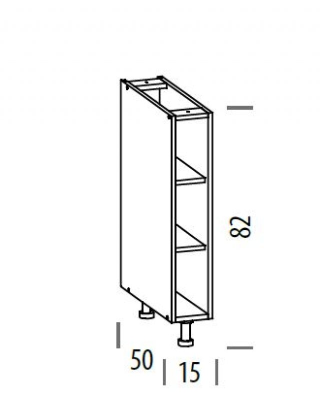 TIFANY T13/D15 L/P Base cabinet