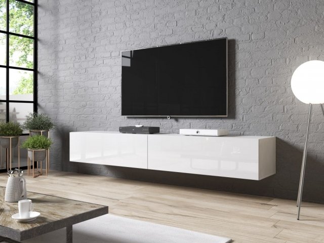 SLIDE 200 TV skapis White gloss