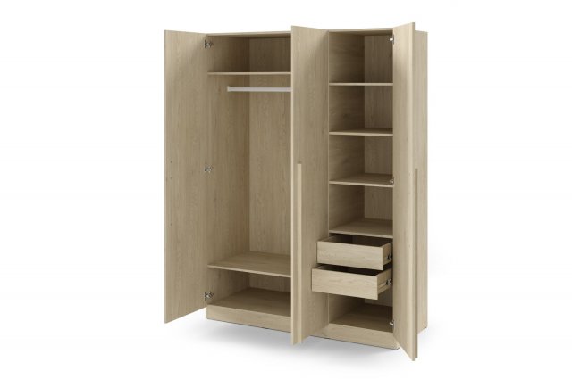 BRG SZF-2 z szuf +2 atvilktnes Skapis,Cremona ozols