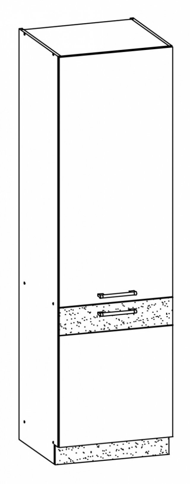 Modena TAFLA MD22/D60C L/P 60 cm Base cabinet with shelfs