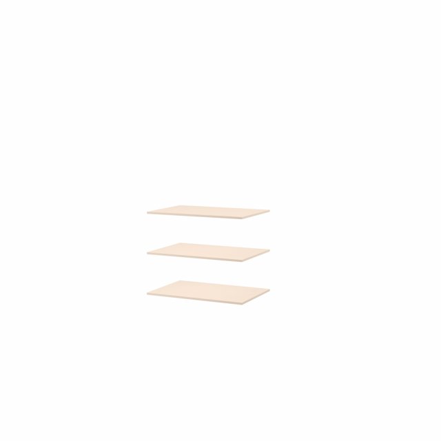 AVERA AV-02 Shelves for wardrobe (3 pcs),desert sand