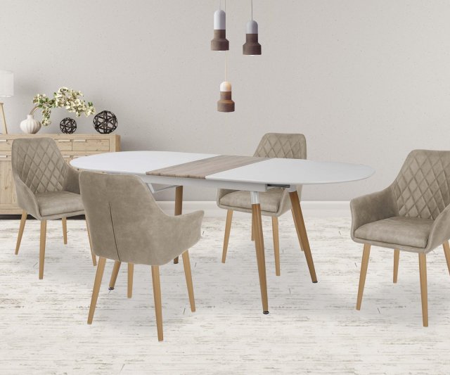 CALIBER (160-200) Extendable dining table