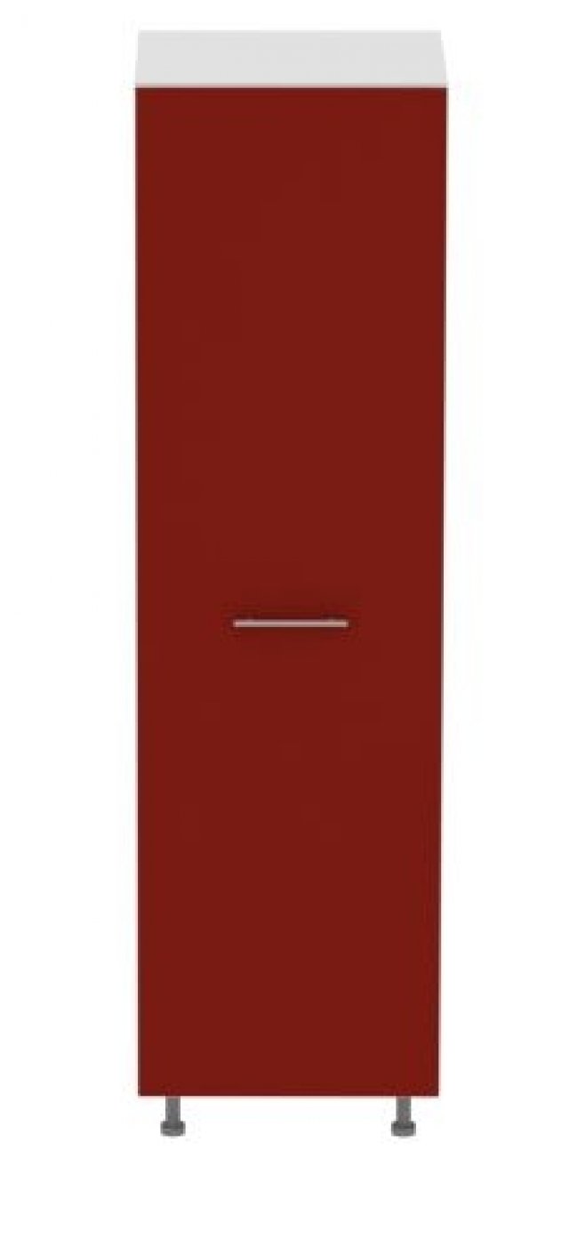 Standard DWP L/P 60 cm Akrila glancēts Grīdas skapītis ar plauktiem
