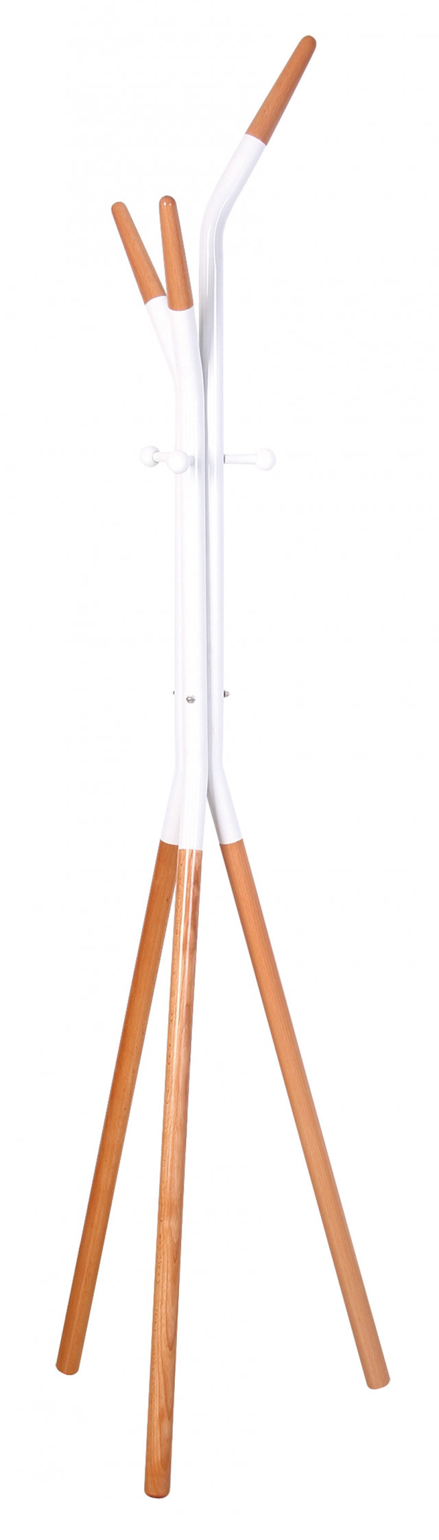 V-CH-W51 White/beech Hat and coat stand
