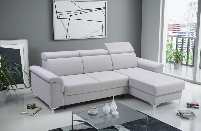 Wermont Universal L/R Сorner sofa (Light grey fabric Cover 02)