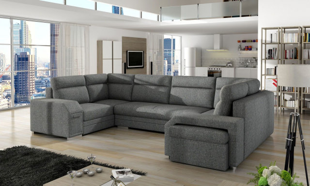 ALVARESY U Shape Corner sofa Right