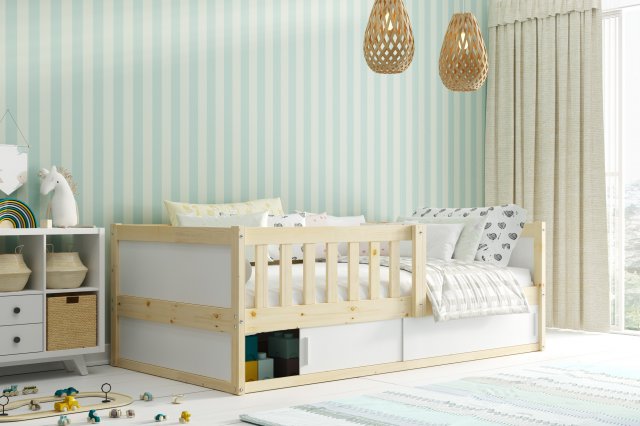 SMART-2 Bed with mattress 160x80 Pine