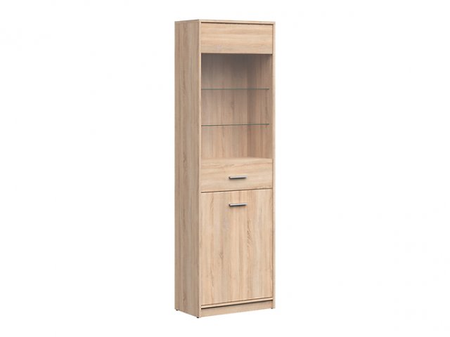 Nepo Plus REG1D1W Glass-fronted cabinet