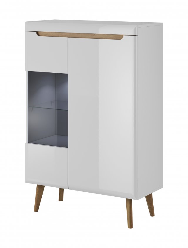 Nordi NWT90 Glass-fronted cabinet
