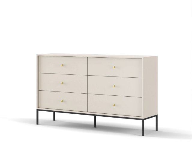 Mono/ beige MKS154 Chest of drawers