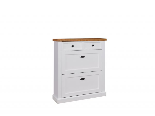Galeno GAL P01 Shoe cabinet white/oak
