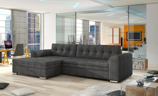 Comforti Corner sofa (Sawana 05 dark grey)
