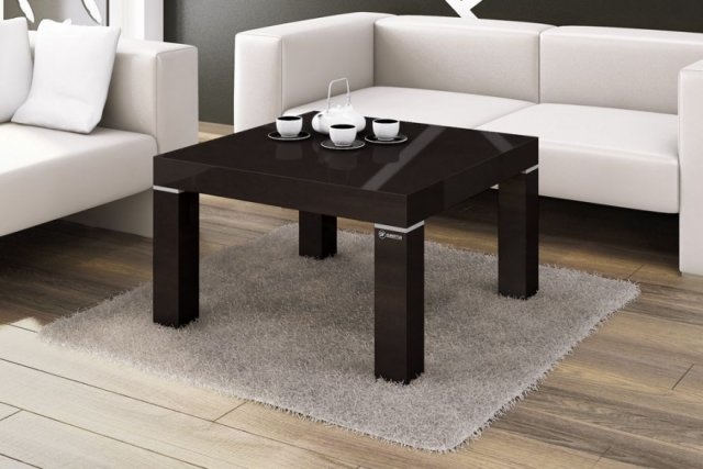 HUBERTUS Coffee table KW 80 Black gloss