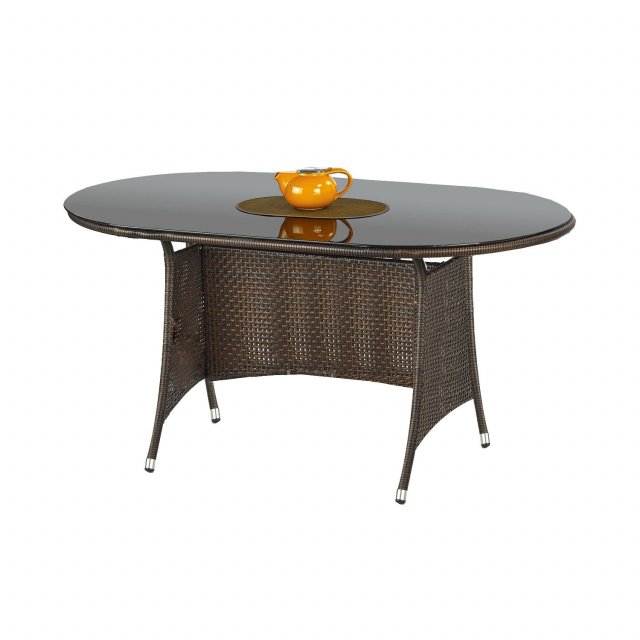 MASTER Table Dark brown/black