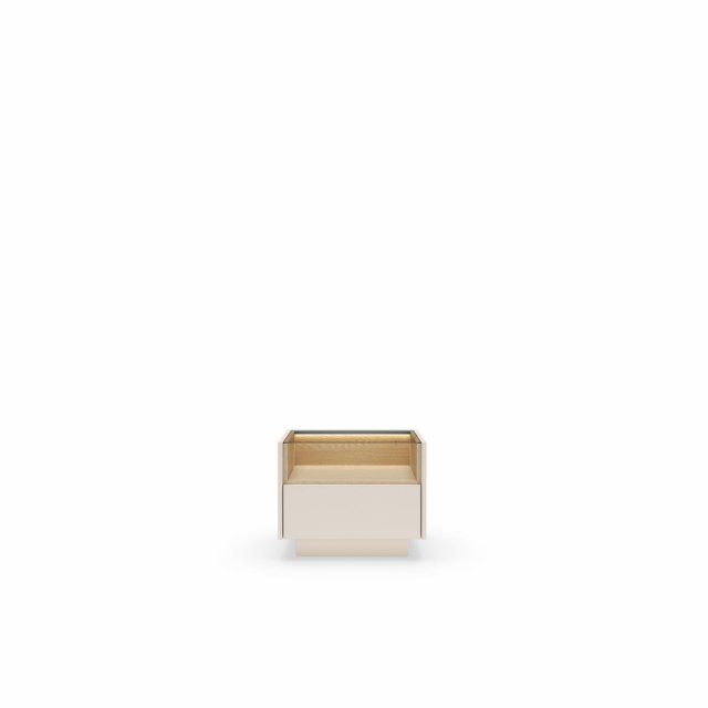 HARD G Nachttisch,Beige/Cremona Eiche