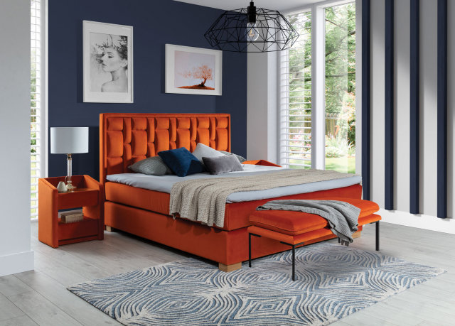 606 Var P 140x200 Kontinentales Bett Mit Aufbewahrung Premium Collection 24a Lv