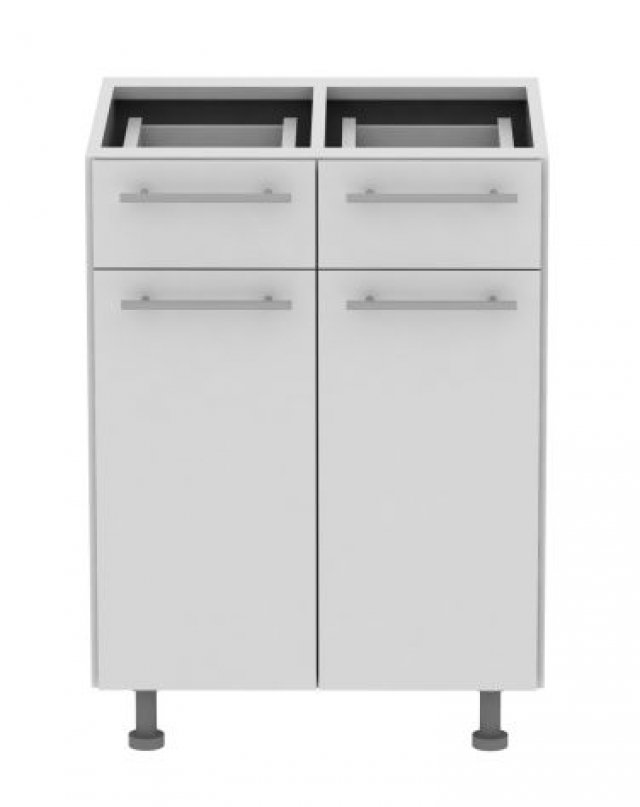 Standard D2D2S60 60 cm Laminat Base cabinet