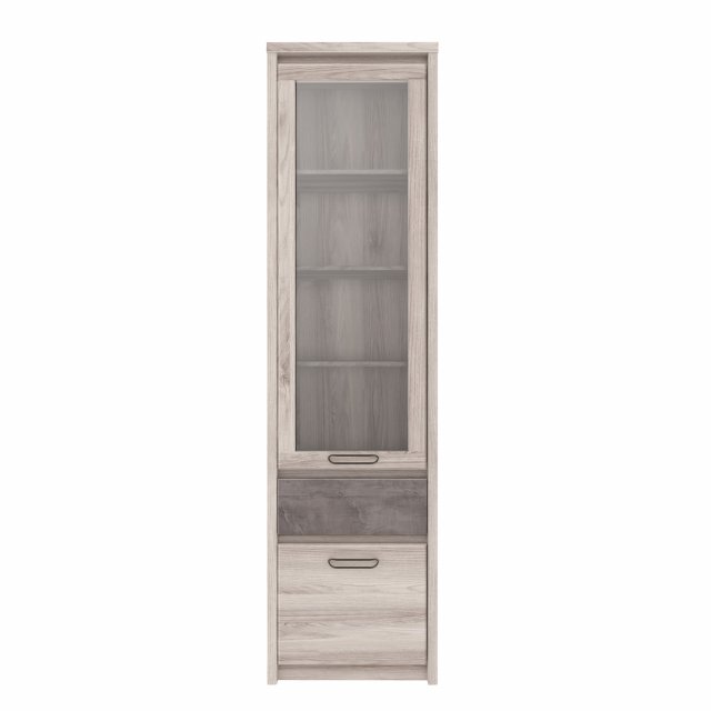 JAZZ WIT 1D1W1S Glass-fronted cabinet
