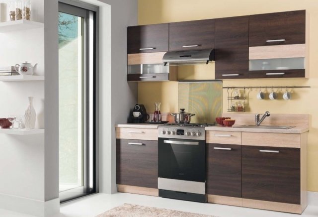 Modena TAFLA 220 cm Kitchen Rijeka dark/Rijeka light 