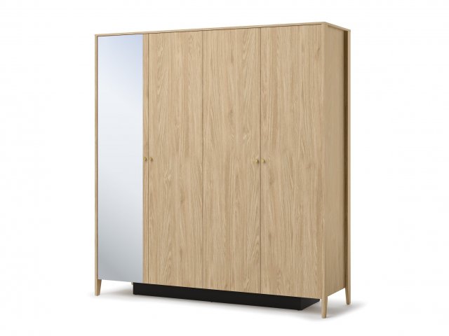 Snugly SU-01 Kleiderschränk mit Spiegel