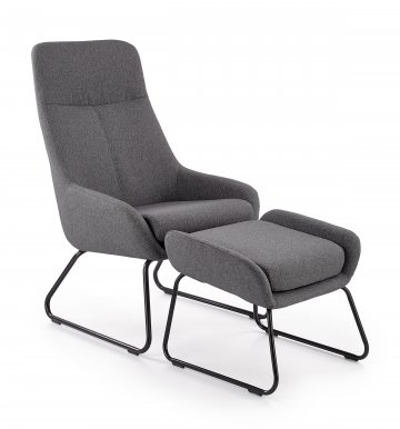 V-CH-BOLERO-FOT Armchair (Grey)