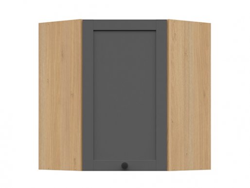 SemiLine GNWU_60/72_F-DARV/GF Corner wall cabinet 