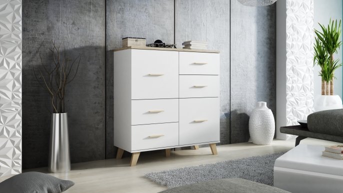 LOTTA 110 2D4S Chest of drawers