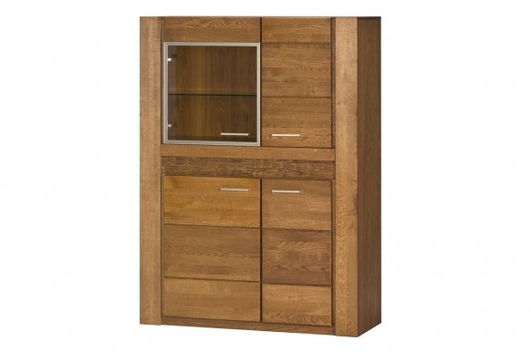 Velvet- 15 Glass-fronted cabinet 4 door PrestigeLine