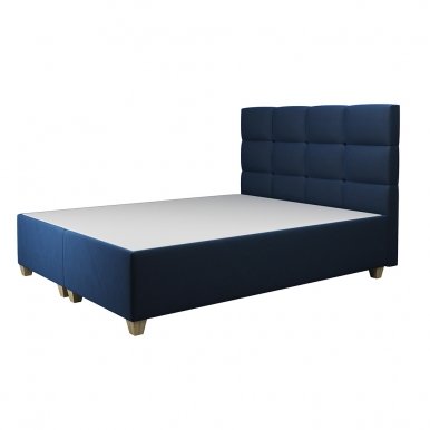 ITALIA 160x200 Divguļamā gulta ar veļas kasti (tumši zils audums Kronos 09)
