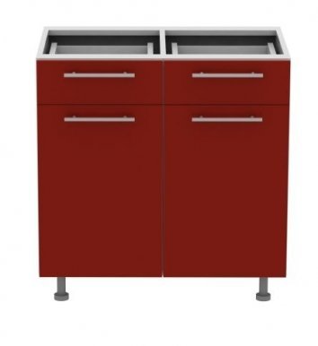Standard D2D2S80 80 cm Gloss acrylic Base cabinet