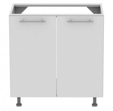 Standard DZ2D80 80 cm Laminat Sink base cabinet