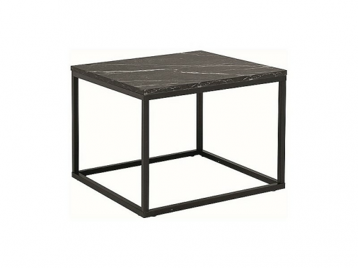 Coffee table,,marble effect/black matt
