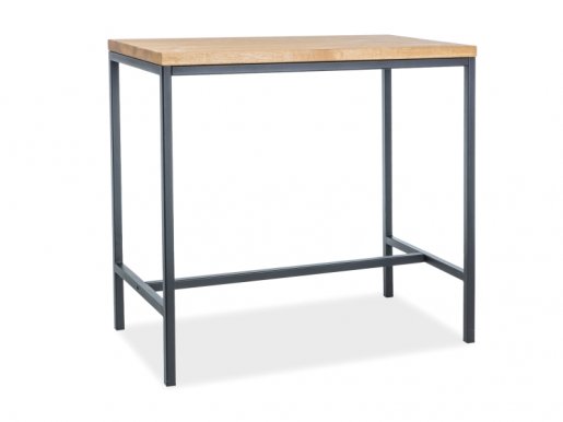 METRO- OKLEINA Bar table loft (Black/oak)