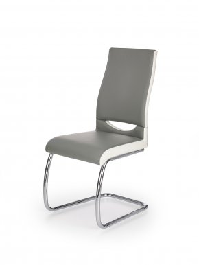 K259 krēsls pelēks/balts