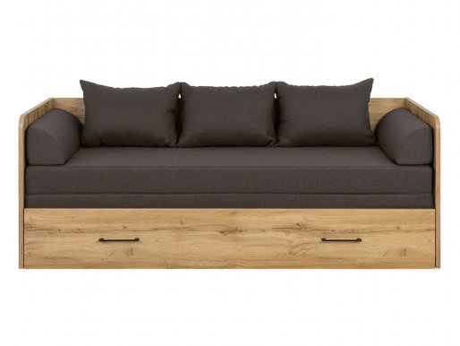 Version- Tetrix LOZ/80/160,80-160x200 Складная кровать с ящикам для хранения,матрасом и подушками