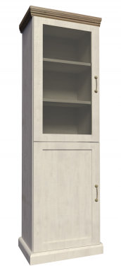 GM-Royal W1D Glass-fronted cabinet