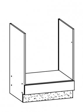 Modena TAFLA MD17/D60P 60 cm Grīdas skapītis cepeškrāsnij