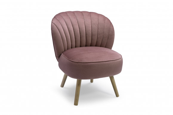 Astor Atpūtas krēsls (Rozā audums Monolith 63)