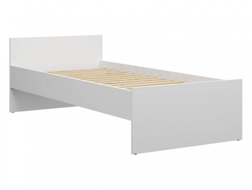 Nepo Plus LOZ/90+W90 Bed (White)