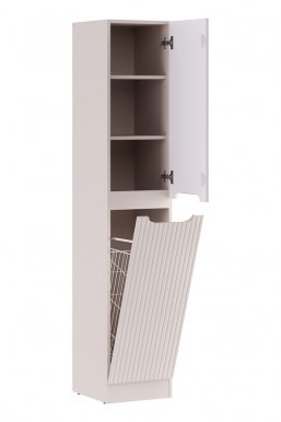 Nova-Cashmere 80-35-1D1DK Stāvošs vannas skapītis vannas istabai ar grozu