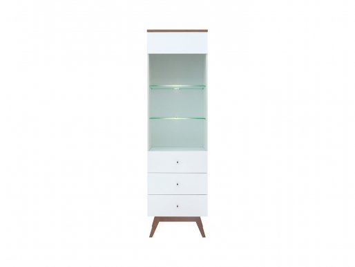 Heda REG1W2S-BI/MSZ/BIP Glass-fronted cabinet