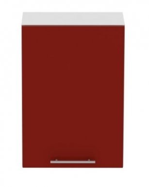 Standard W1D50 L/P 50 cm Акрил глянцевый Навесной шкаф с дверцей и полками